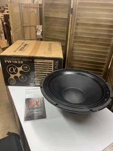 Alphasonik 18" Flagship Series 3000W SubWoofer for PA DJ Cabinets - FW1832 - Picture 1 of 2
