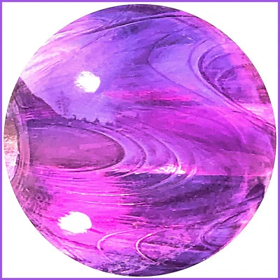 (15,50€/m) Double Helix Glass "ORACLE VIOLET OPAL" (300x5mm)