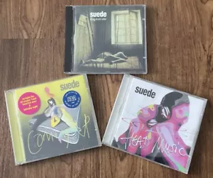 Suede 3 X CD Joblot-Dog Man Star, Coming Up & Head Music - Picture 1 of 9