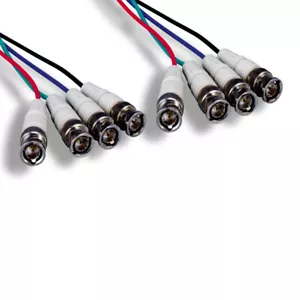 25 Fuß 4-BNC Videokabel hochauflösend Überwachungskamera CCTV HDTV Premium RGBS 75 Ohm - Bild 1 von 1