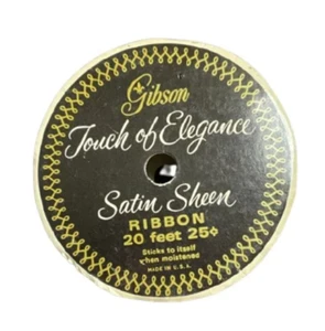 Gibson Touch of Elegance Cinta Brillo Satinado 20 Pies Nueva - Imagen 1 de 3