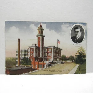 Postcard Vintage Successful Farming Pub Company Des Moines Iowa E.T. Meredith - Picture 1 of 2