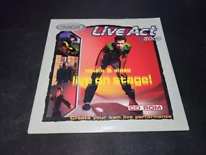 Magix Live Act V2000 Music World 1998 PC Windows software MINT condition disc/ - Picture 1 of 3