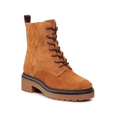 Botas Tory Burch 7.5 Miller marrón gamuza suela Foto 1 de 4