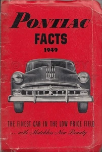 1949 Pontiac Facts Book Dealer Album Canadian Data Options Accessories Specs - Picture 1 of 4
