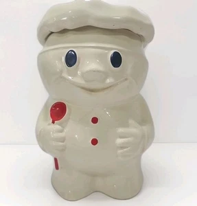 Tarro de galletas McCoy de colección Pillsbury Dough Boy "Bobby the Baker" cerámica - Imagen 1 de 13