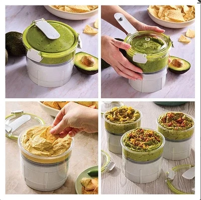 Избалованный шеф-повар GUACAMOLE служить и сохранить - погружения, хумус и ореховое масло Saver тоже! - Изображение 1 из 4