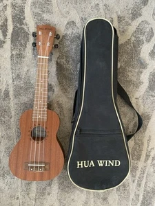 HUA WIND 21” Ukulele, Huwaiian HUAWIND - Picture 1 of 10