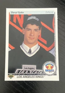1990-91 Upper Deck - First Round Draft Pick Darryl Sydor #358 (RC) Kings - Picture 1 of 2