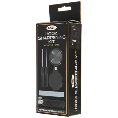 NGT Hook Sharpening Kit File Vice Tool Clamp Magnifying Glass Sharpener Stone - Image 1 of 4