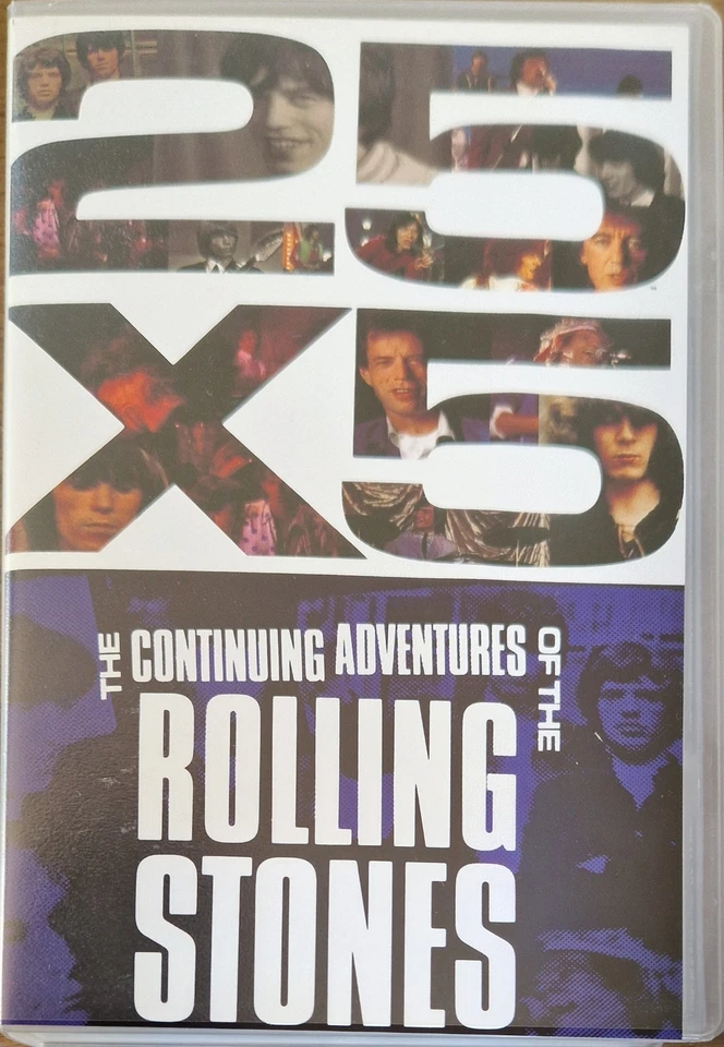 Rolling Stones - 25 X 5 The Continung Adventures / VHS 130  Minuten - Bild 1 von 1
