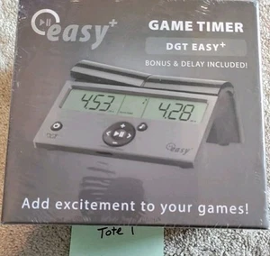 DGT Easy Plus Digital Game timer Chess Clock NEW - Picture 1 of 3