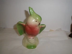 Vintage Royal Copley Cockatoo Parrot Bird Figurines Porcelain 6-1/2" - Foto 1 di 6