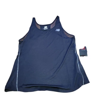 Camiseta sin mangas New Balance para mujer atlética negra ligera M Foto 1 de 4