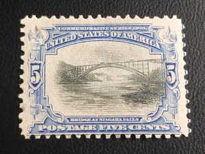 US #297 - 5c Pan-American Exposition 1901, Ultra & Black. MNH, Cat $180.00. - Picture 1 of 2