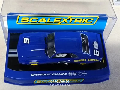 Chevrolet Camaro 1969 Mark Donohue #6 C3650  Scalextric 1/32 scale old Stock - image 1 of 4