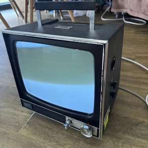 Vintage Sony CVM-110UK Video Monitor Black & White B&W TV Tested Working Rare - Picture 1 of 24