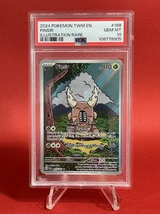 Pokémon Twilight Masquerade Pinsir Illustration Rare #168 PSA 10 Gem Mint! - Picture 1 of 2