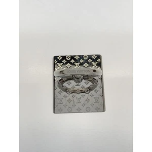 Auth Louis Vuitton Smartphone Bague Support Téléphone Nanogramme M67285 Argent - Photo 1 sur 5