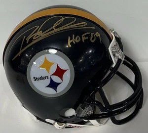 Rod Woodson Signed Pittsburgh Steelers Mini Helmet HOF 09 Autograph Steiner COA - Picture 1 of 11