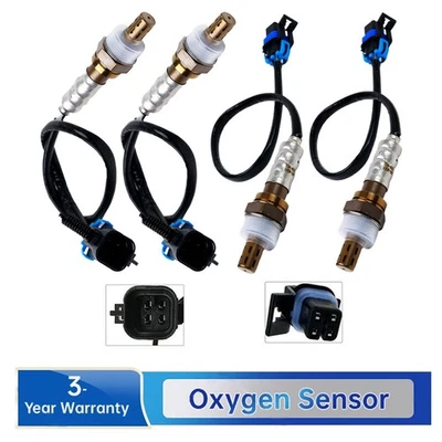 4pcs Oxygen Sensor Up&Down For 2007 Cadillac Escalade ESV EXT GMC Yukon XL 1500 - Image 1 of 4