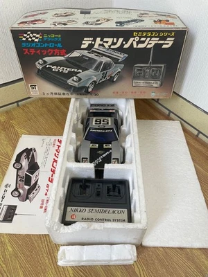 Nikko Radio Control Car 1/20 Stick type DeTomaso Pantera W/BOX F/S FEDEX 2 - Image 1 of 4