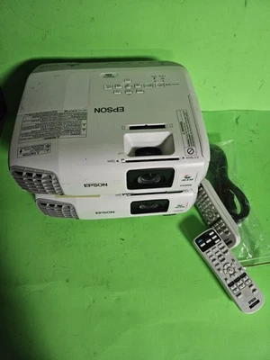 2 Epson PowerLite 98H HDMI Projector dual hdmi  1647h 3815h  - Image 1 of 4