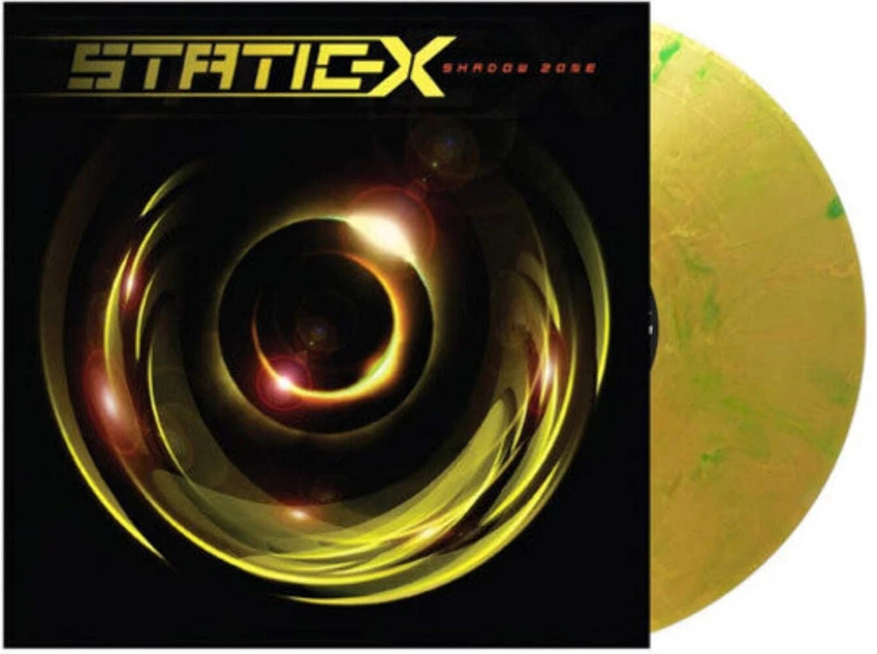 Static-X - Shadow Zone [Gold w/ Green Marble Vinyl] NEW Vinyl - Image 1 of 1