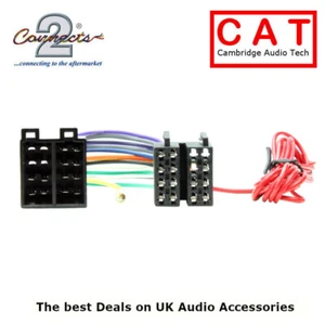 CT20PE10 Peugeot Citroen Car Radio iso Harness Adaptor with power lead - Picture 1 of 1