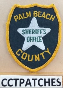 PALM BEACH COUNTY, FLORIDA SHERIFF OFFICE SMALL (POLICE) SHOULDER PATCH FL - Picture 1 of 2