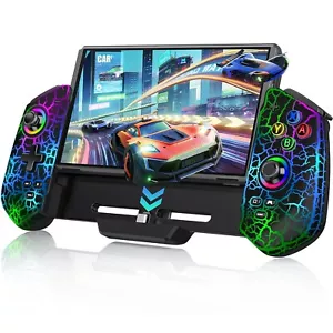 Switch Controller with Hall Joystick for Nintendo Switch/OLED Wired Remote W/RGB - Picture 1 of 7