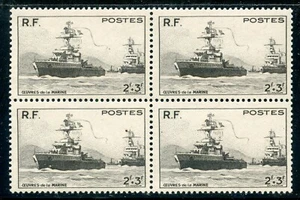 STAMP / TIMBRE FRANCE NEUF N° 752 ** BLOC DE 4 /// BATEAU /// BATIMENTS DE LIGNE - Imagen 1 de 1