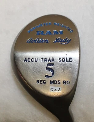 */NEW GRIP - Ram - Golden Lady - 22* #5 FW - RH - Ladies Flex - Steel Shaft #775 - Image 1 of 4