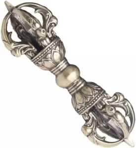 Homoyoyo Buddhism Dorje Vajra Phurba: Brass Amulet Handmade Nepal Collectibles - Picture 1 of 11