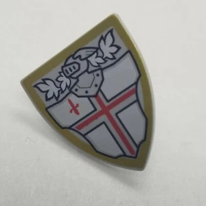 NEW LEGO | Triangular Minifigure Shield - St. George's Cross Pattern 10214 - Picture 1 of 3