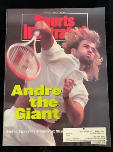 ANDRE AGASSI SPORTS ILLUSTRATED 07/13/92 - Picture 1 of 1