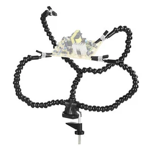 Helping Hands Soldering Third Hand  Tool with 3 Flexable  Rotatable L8N4 - Picture 1 of 7