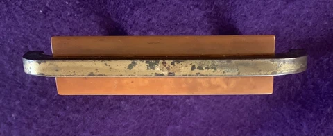 2”centers Brass Antique Hardware Art Deco Bakelite Drawer Pull Cabinet Handle Cover