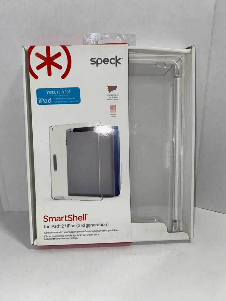 Speck SmartShell Ultra Thin Hard Clear Shell Case for The iPad 2, iPad (3rd gen) - Image 1 of 2
