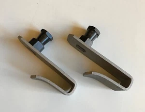 Manfrotto + Co Narrow Square Hex J-Hooks, Pair of, Cast Aluminum - Picture 1 of 3
