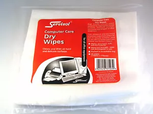 Servisol Computer Care Dry Low-Lint Wipes 50 Pieces OM1019 - Picture 1 of 2