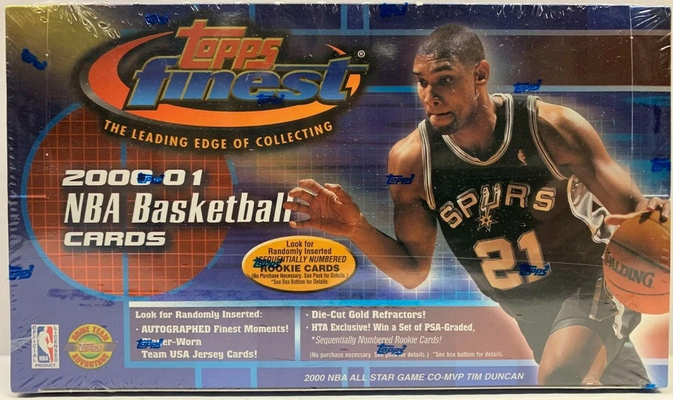2000/01 TOPPS FINEST NBA BASKETBALL JUMBO BOX 12 PACKS NEW SEALED  - Image 1 of 4