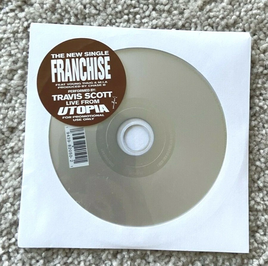 TRAVIS SCOTT FRANCHISE LIMITED PROMO CD SINGLE CACTUS JACK ASTROWORLD *SOLD OUT* - Image 1 of 1