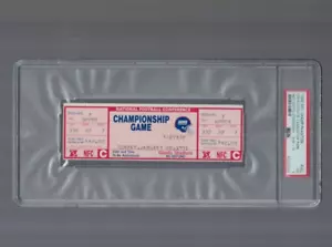 1990 NFC Championship Game Giants vs 49ers Full Ticket PSA 3 - Picture 1 of 1