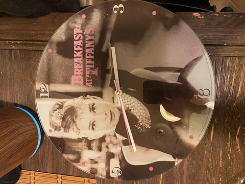 Breakfast At Tiffanys Clock Cover