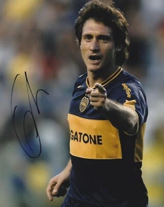Guillermo Barros Schelotto Signed Boca Jrs. 8x10 - Picture 1 of 1