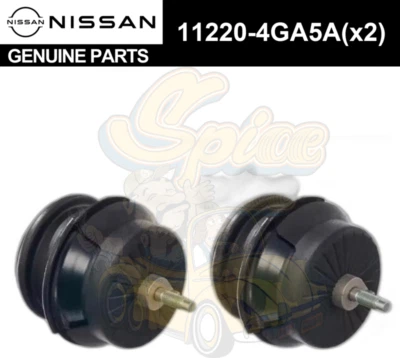 Nissan Genuine Infiniti Q50 Q60 AWD Motor Mounts 11220-4GA5A x 2 - Image 1 of 2