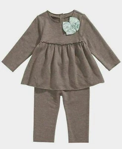 First Impressions Baby Girls 2-Pc. Bow Tunic & Leggings Set - Picture 1 of 1