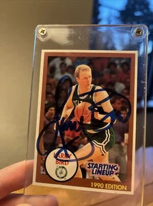 1990 Larry Bird Kenner Startaufstellung AUTO - Bild 1 von 3