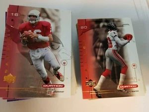 2001 UPPER DECK OVATION FOOTBALL BASE SET #1-90 RARE FAVRE MANNING +++  - Picture 1 of 1